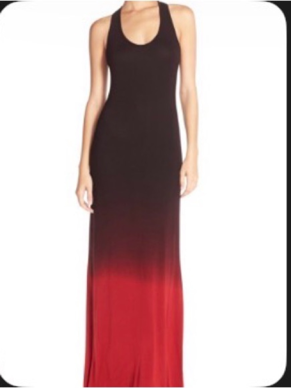 Fraiche by J Racerback Maxi Dress, Ombré
